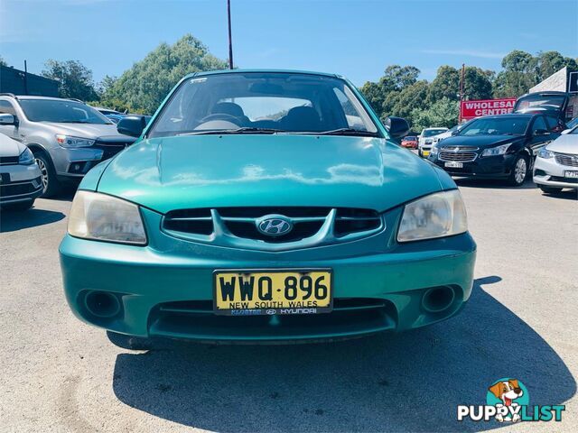 2000 HYUNDAI ACCENT GL LC 3D HATCHBACK