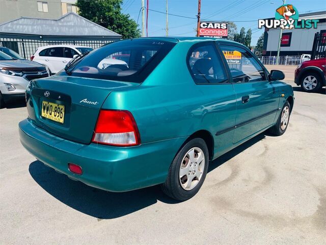 2000 HYUNDAI ACCENT GL LC 3D HATCHBACK