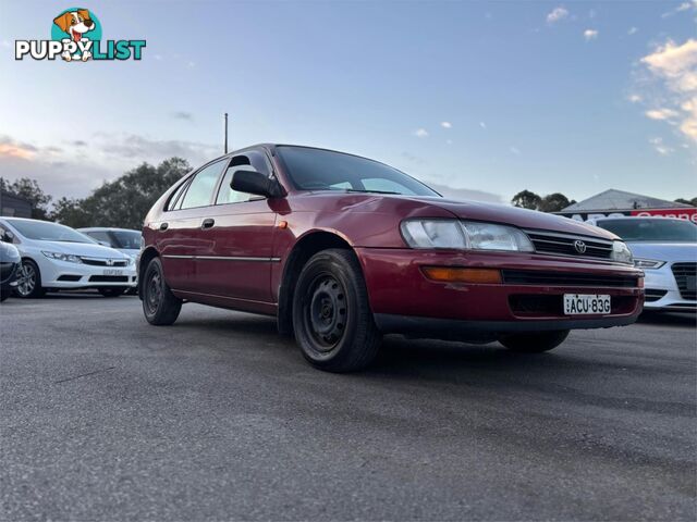 1995 TOYOTA COROLLA CSISECA AE101R 5D LIFTBACK