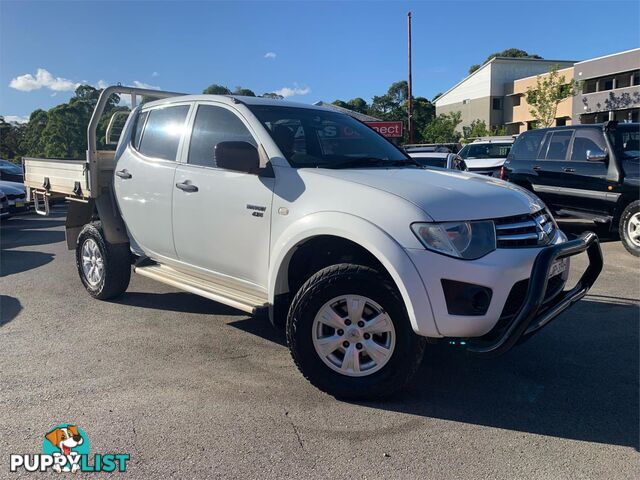 2013 MITSUBISHI TRITON GLX MNMY12 DOUBLE CAB UTILITY