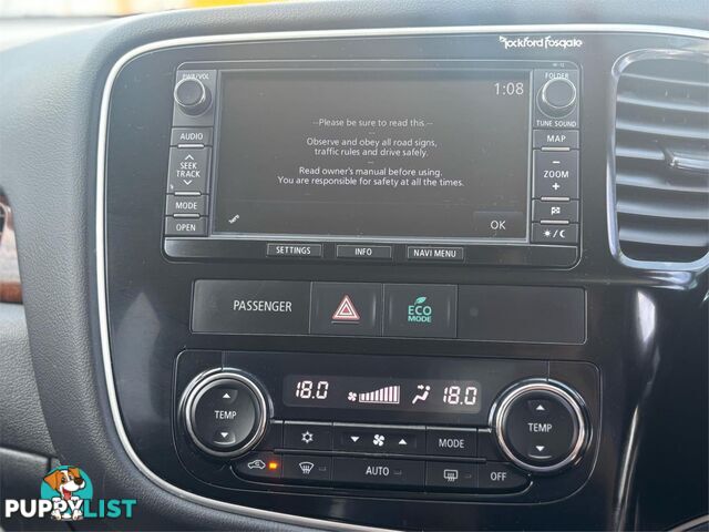 2013 MITSUBISHI OUTLANDER ASPIRE(4X4) ZJ 4D WAGON