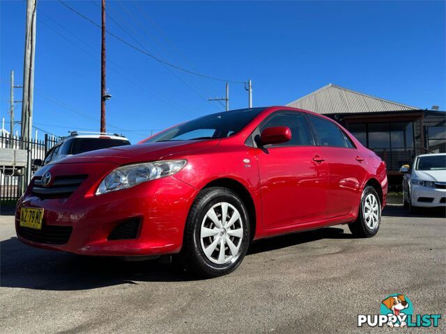 2008 TOYOTA COROLLA ASCENT ZRE152R 4D SEDAN