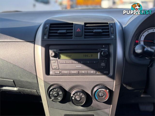 2008 TOYOTA COROLLA ASCENT ZRE152R 4D SEDAN