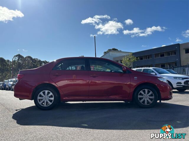 2008 TOYOTA COROLLA ASCENT ZRE152R 4D SEDAN