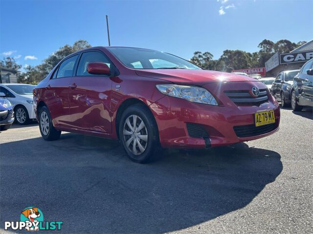 2008 TOYOTA COROLLA ASCENT ZRE152R 4D SEDAN