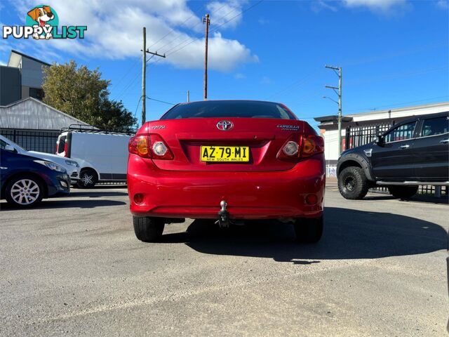 2008 TOYOTA COROLLA ASCENT ZRE152R 4D SEDAN