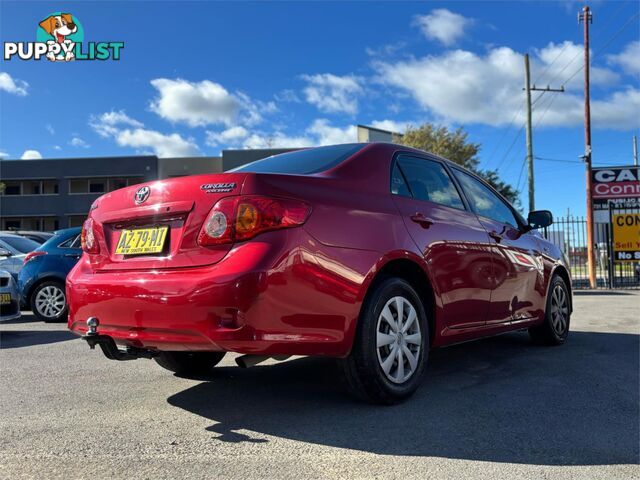 2008 TOYOTA COROLLA ASCENT ZRE152R 4D SEDAN