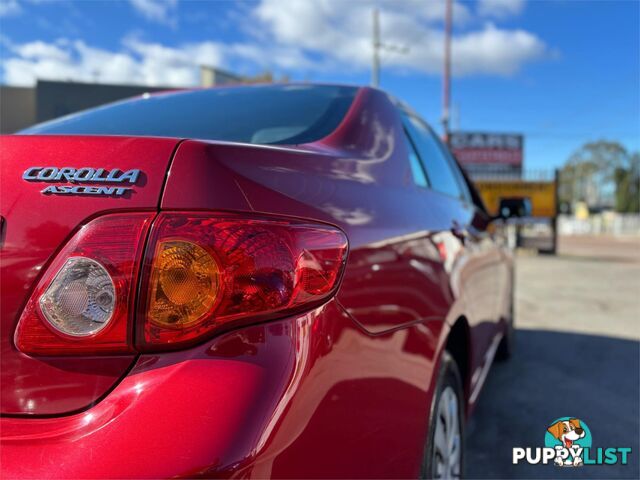2008 TOYOTA COROLLA ASCENT ZRE152R 4D SEDAN