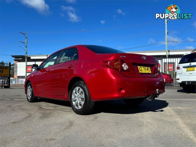 2008 TOYOTA COROLLA ASCENT ZRE152R 4D SEDAN