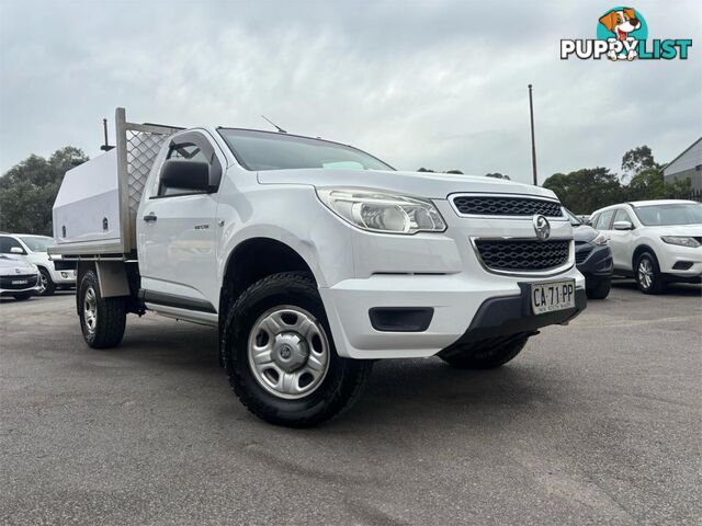 2014 HOLDEN COLORADO DX(4X4) RGMY14 C/CHAS