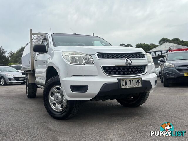 2014 HOLDEN COLORADO DX(4X4) RGMY14 C/CHAS