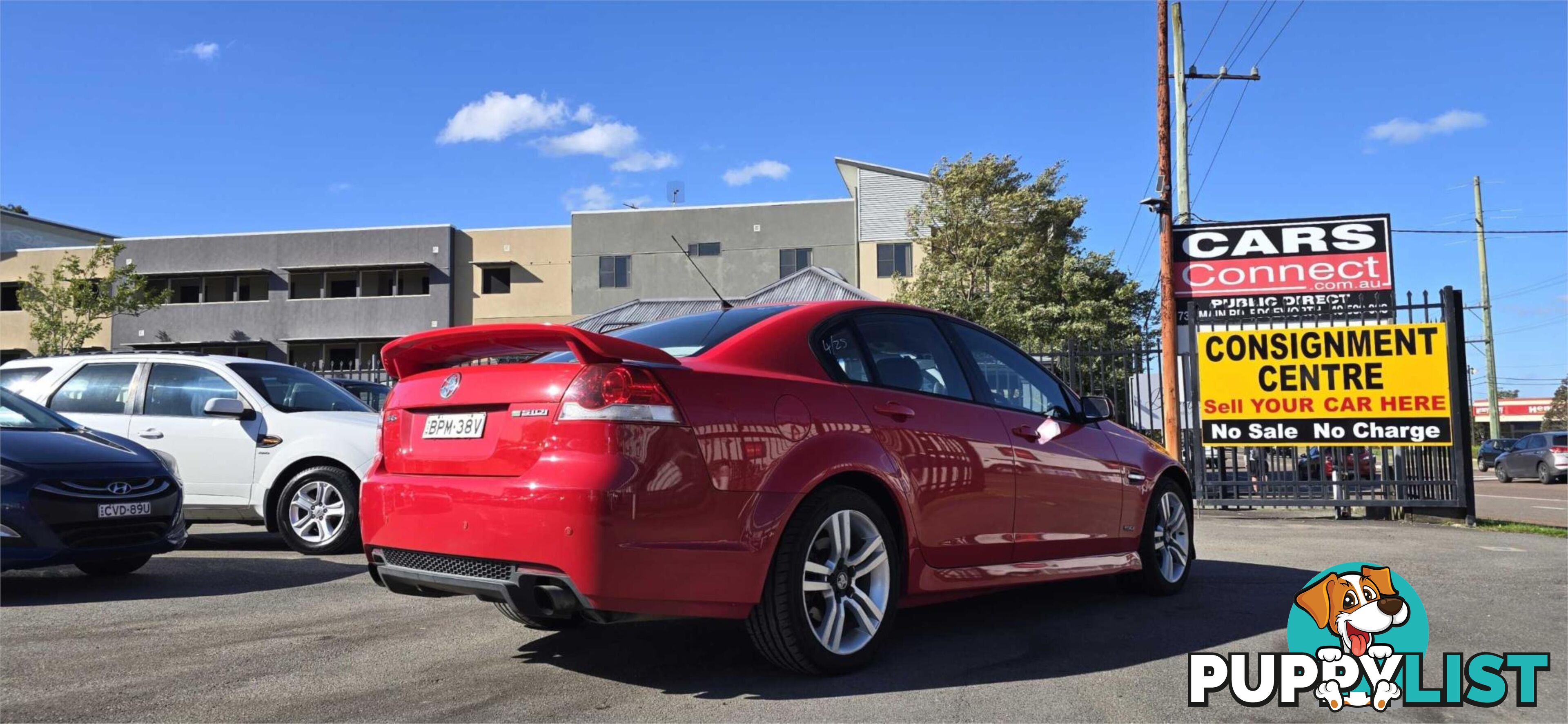 2010 HOLDEN COMMODORE SV6 VEII 4D SEDAN