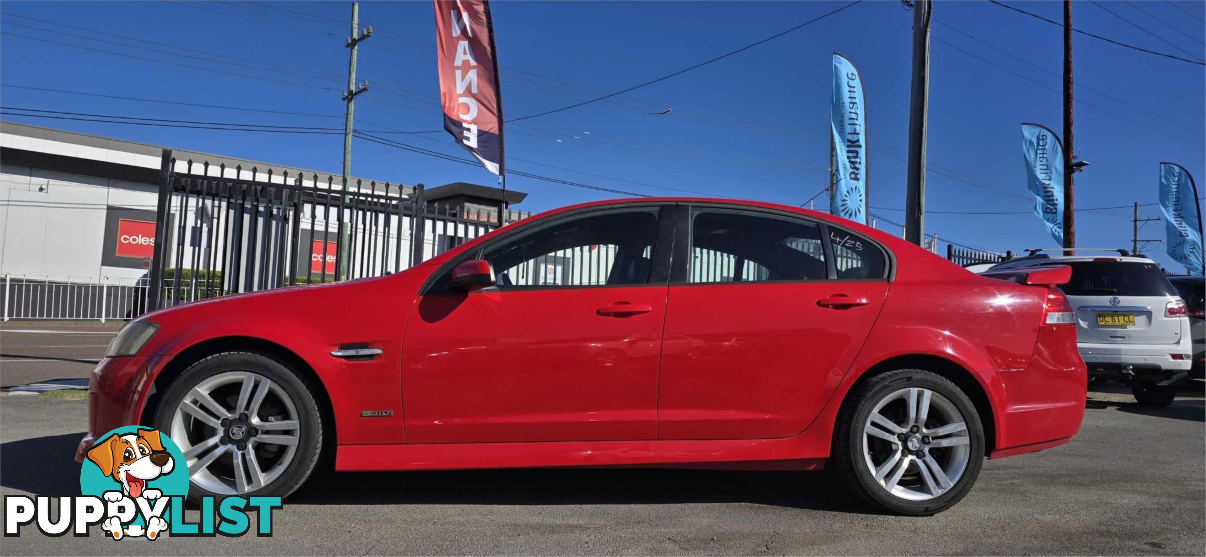 2010 HOLDEN COMMODORE SV6 VEII 4D SEDAN