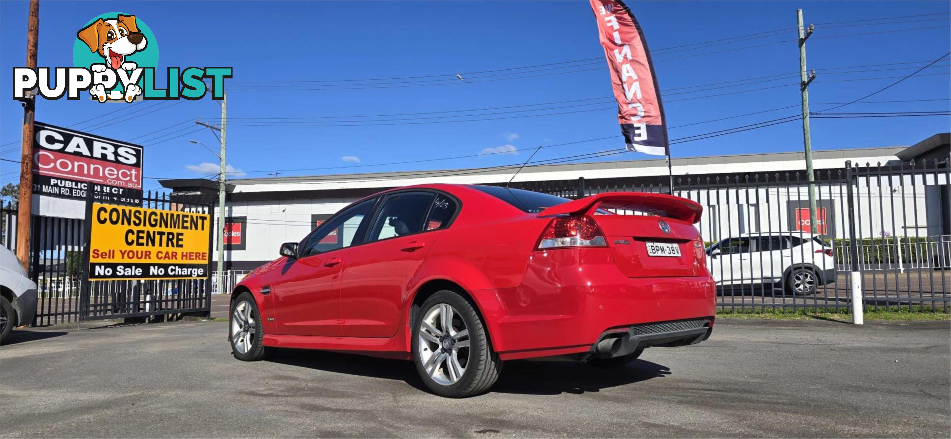 2010 HOLDEN COMMODORE SV6 VEII 4D SEDAN