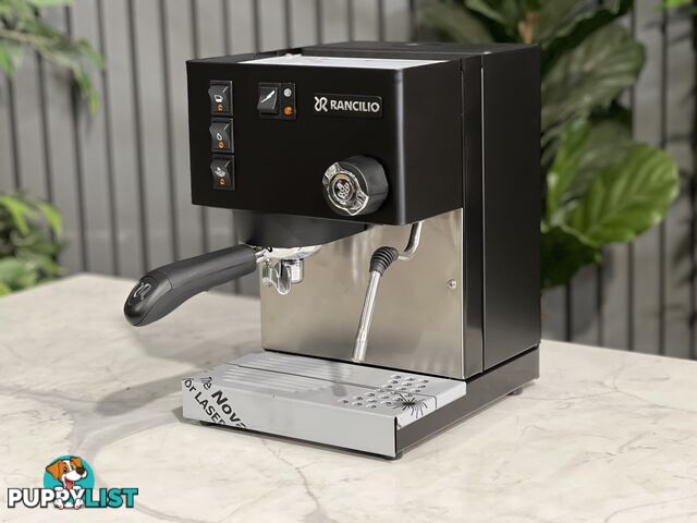 RANCILIO SILVIA V6 1 GROUP ESPRESSO COFFEE MACHINE BLACK BRAND NEW