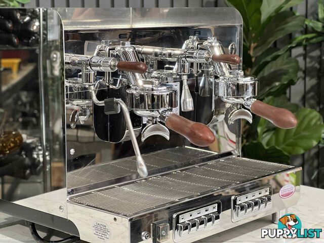 ELEKTRA SIXTIES T3 COMPACT VOLUMETRIC 2 GRP STAINLESS ESPRESSO COFFEE MACHINE MAKER