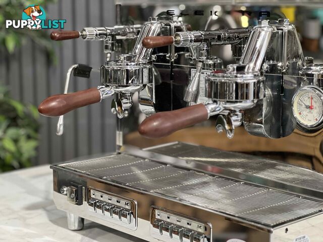 ELEKTRA SIXTIES T3 COMPACT VOLUMETRIC 2 GRP STAINLESS ESPRESSO COFFEE MACHINE MAKER