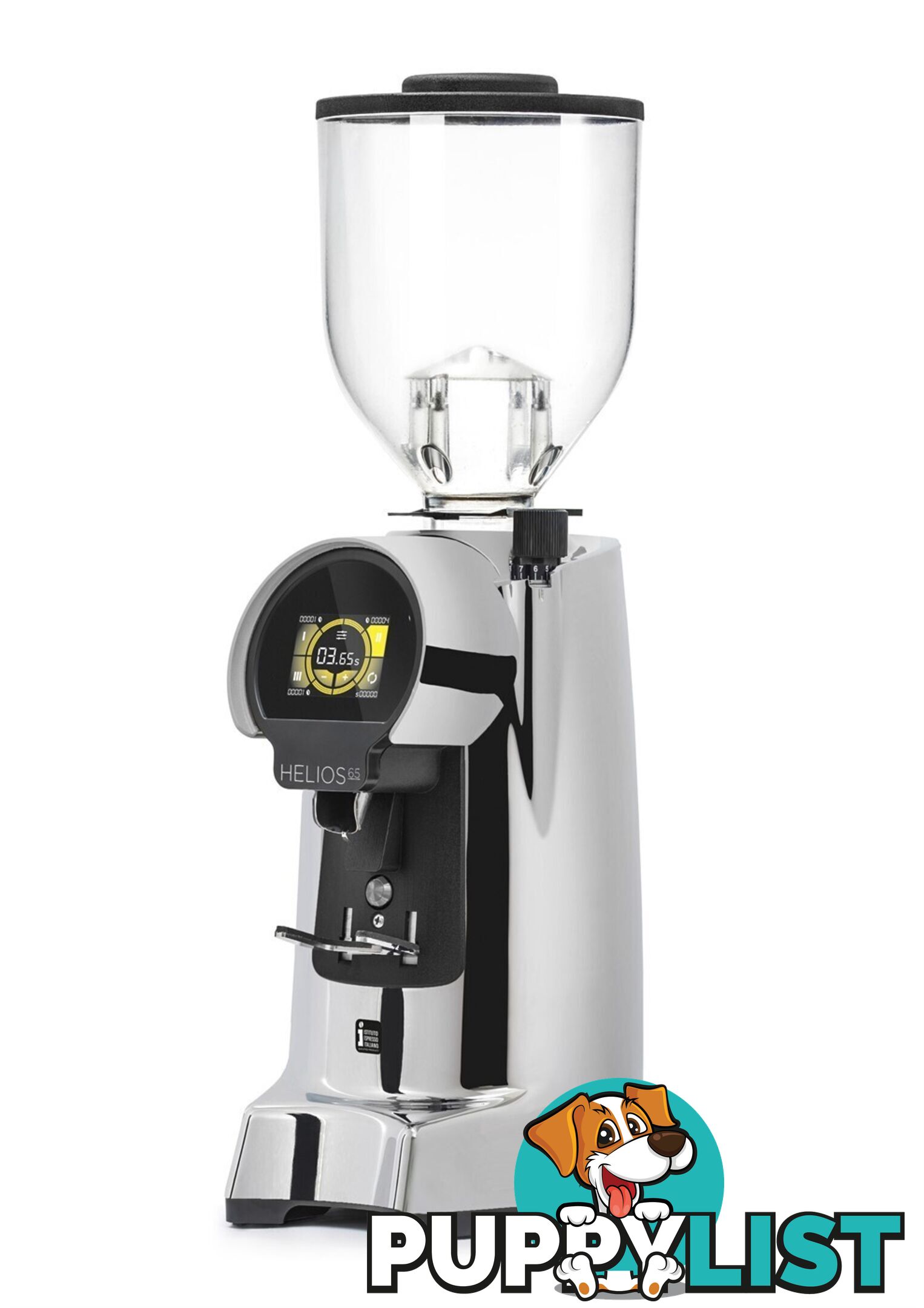 EUREKA HELIOS 65 ESPRESSO COFFEE GRINDER BRAND NEW CHROME CAFE COMMERCIAL BARISTA RESTAURANT