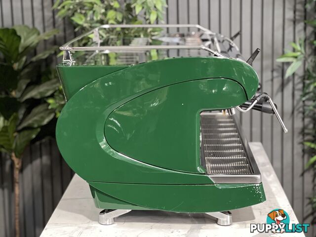 NUOVA SIMONELLI AURELIA WAVE VOLUMETRIC 3 GROUP GREEN ESPRESSO COFFEE MACHINE CAFE COMMERCIAL