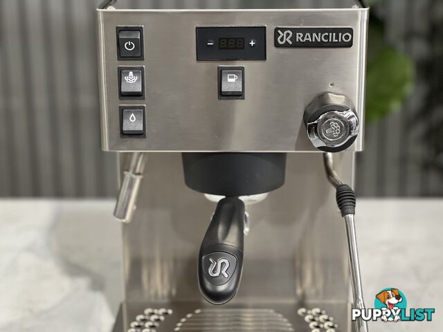 RANCILIO SILVIA PRO X DUAL BOILER 1 GROUP ESPRESSO COFFEE MACHINE DEMO STAINLESS STEEL