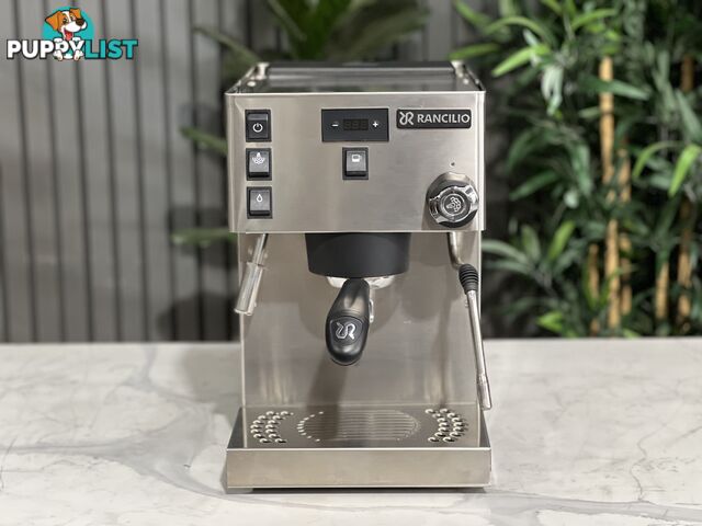 RANCILIO SILVIA PRO X DUAL BOILER 1 GROUP ESPRESSO COFFEE MACHINE DEMO STAINLESS STEEL