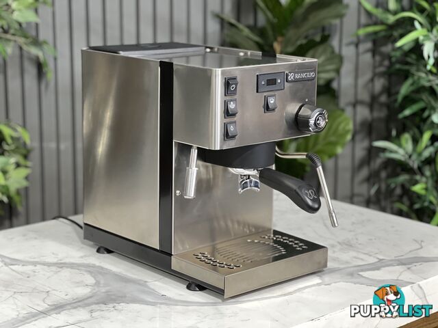 RANCILIO SILVIA PRO X DUAL BOILER 1 GROUP ESPRESSO COFFEE MACHINE DEMO STAINLESS STEEL