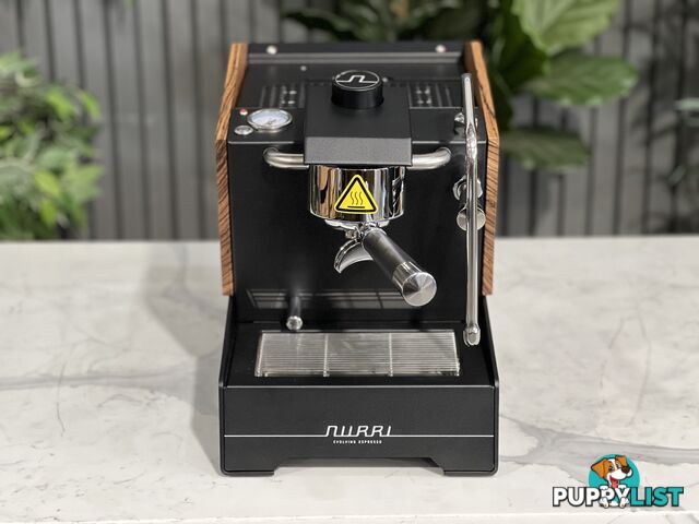 NURRI TYPE R 1 GROUP ESPRESSO COFFEE MACHINE BRAND NEW BLACK & ZEBRANO