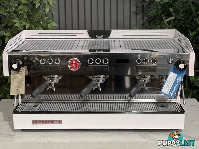 LA MARZOCCO LINEA PB 3 GROUP BRAND NEW CUSTOM WHITE & PINK ESPRESSO COFFEE MACHINE CAFE COMMERCIAL