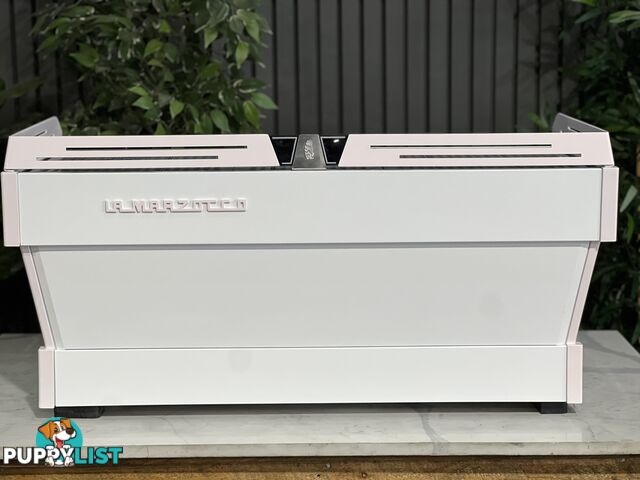 LA MARZOCCO LINEA PB 3 GROUP BRAND NEW CUSTOM WHITE & PINK ESPRESSO COFFEE MACHINE CAFE COMMERCIAL