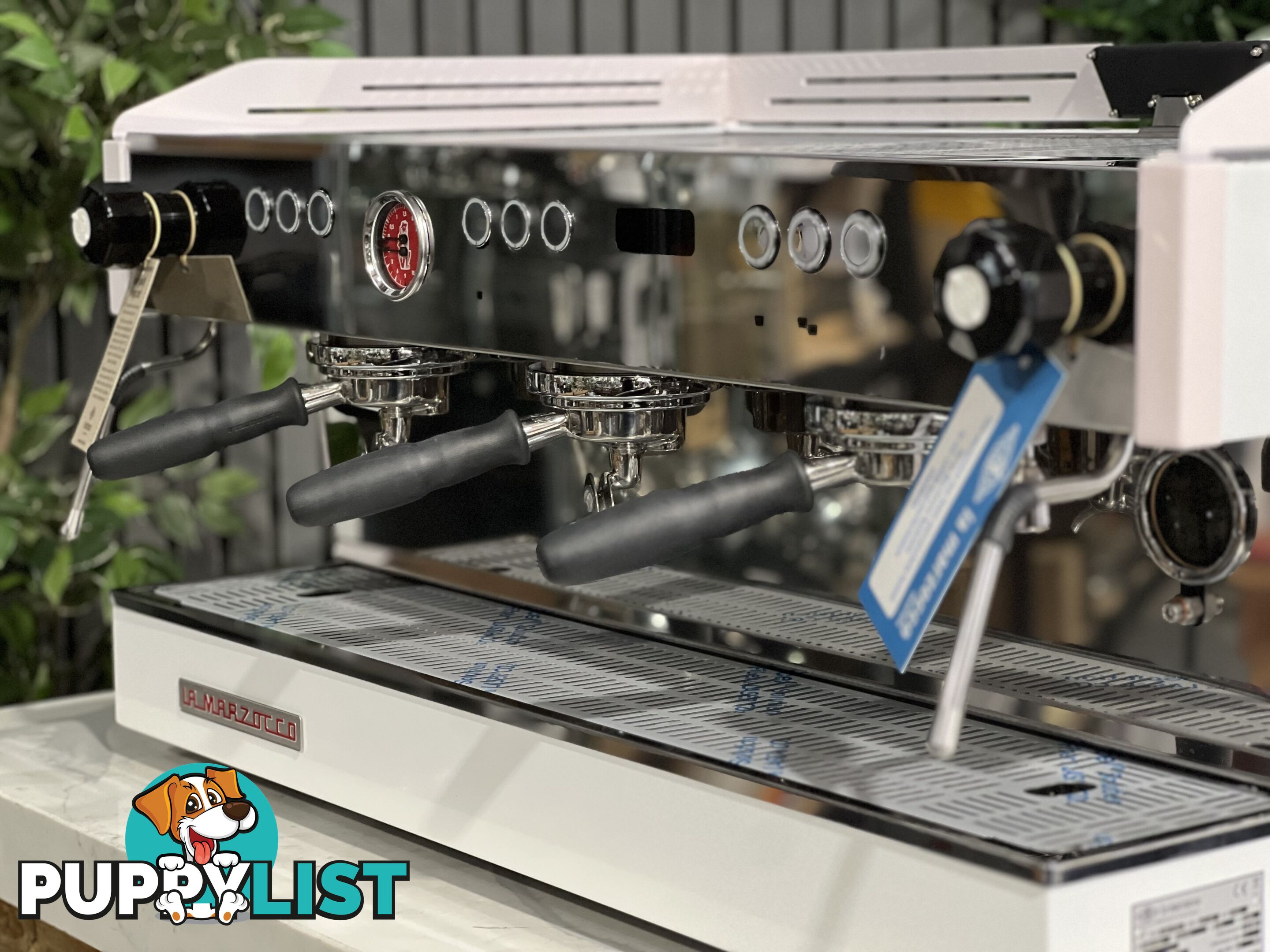 LA MARZOCCO LINEA PB 3 GROUP BRAND NEW CUSTOM WHITE & PINK ESPRESSO COFFEE MACHINE CAFE COMMERCIAL