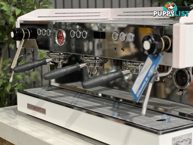 LA MARZOCCO LINEA PB 3 GROUP BRAND NEW CUSTOM WHITE & PINK ESPRESSO COFFEE MACHINE CAFE COMMERCIAL