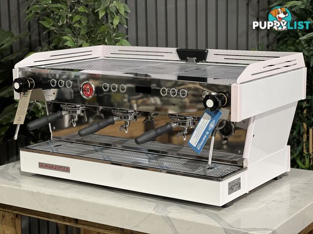 LA MARZOCCO LINEA PB 3 GROUP BRAND NEW CUSTOM WHITE & PINK ESPRESSO COFFEE MACHINE CAFE COMMERCIAL