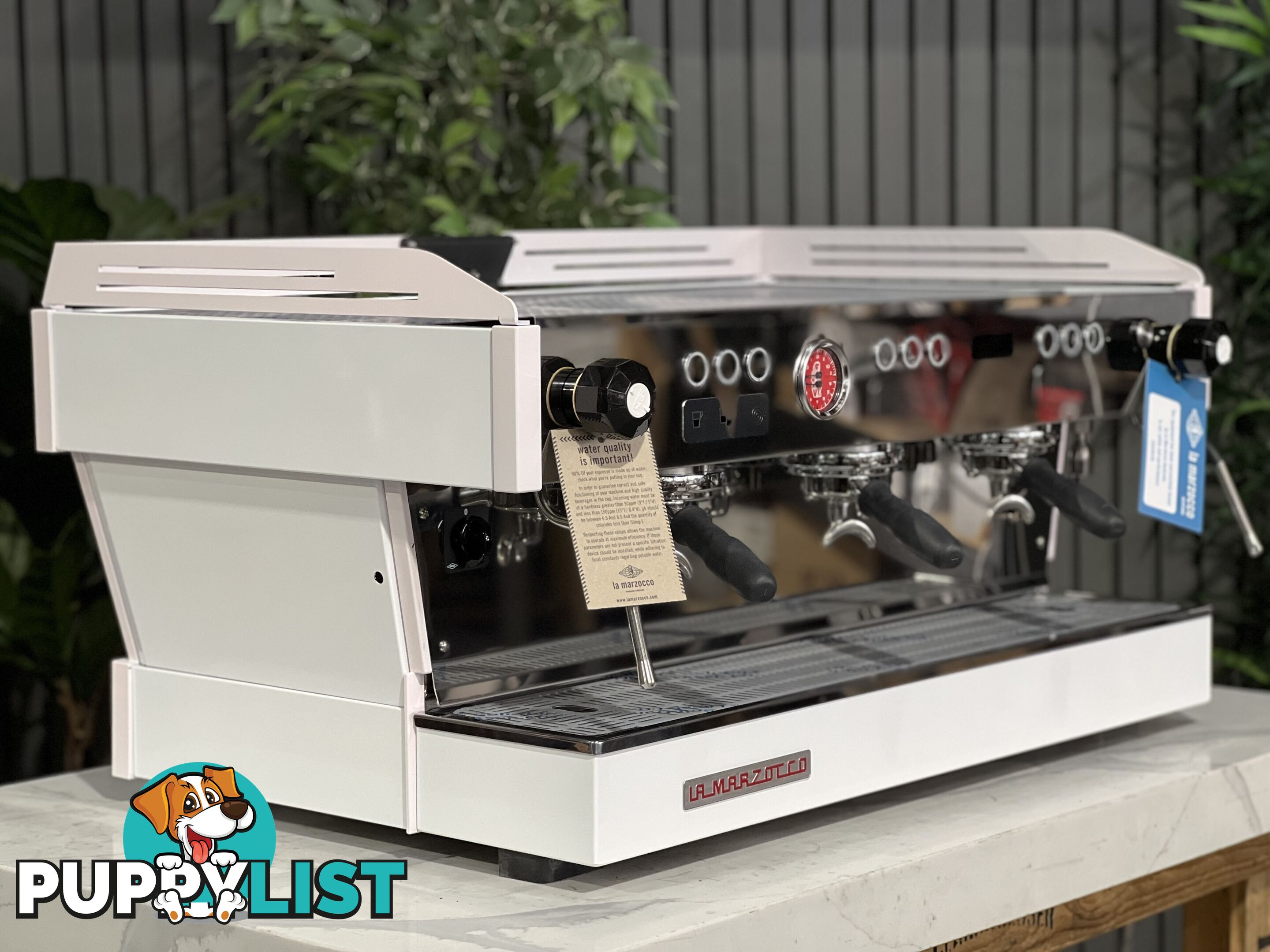 LA MARZOCCO LINEA PB 3 GROUP BRAND NEW CUSTOM WHITE & PINK ESPRESSO COFFEE MACHINE CAFE COMMERCIAL