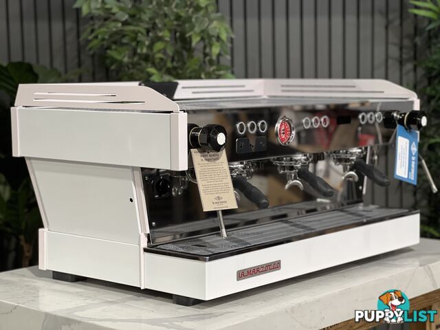 LA MARZOCCO LINEA PB 3 GROUP BRAND NEW CUSTOM WHITE & PINK ESPRESSO COFFEE MACHINE CAFE COMMERCIAL