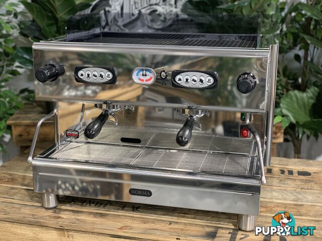 LA SCALA NORMA 2 GRP STAINLESS ESPRESSO COFFEE MACHINE MAKER CAFE