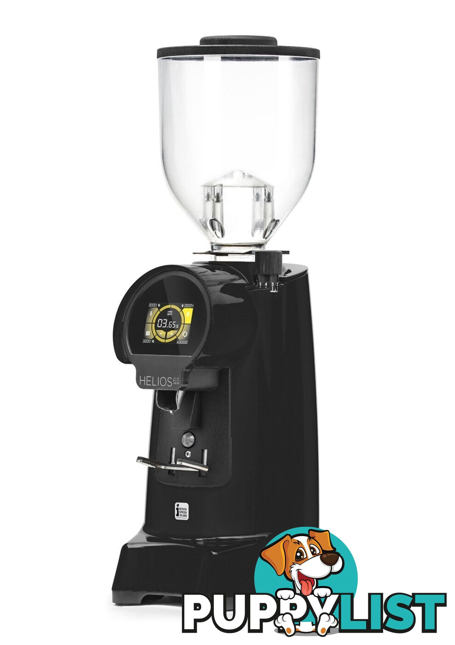 EUREKA HELIOS 65 ESPRESSO COFFEE GRINDER BRAND NEW BLACK CAFE COMMERCIAL BARISTA RESTAURANT