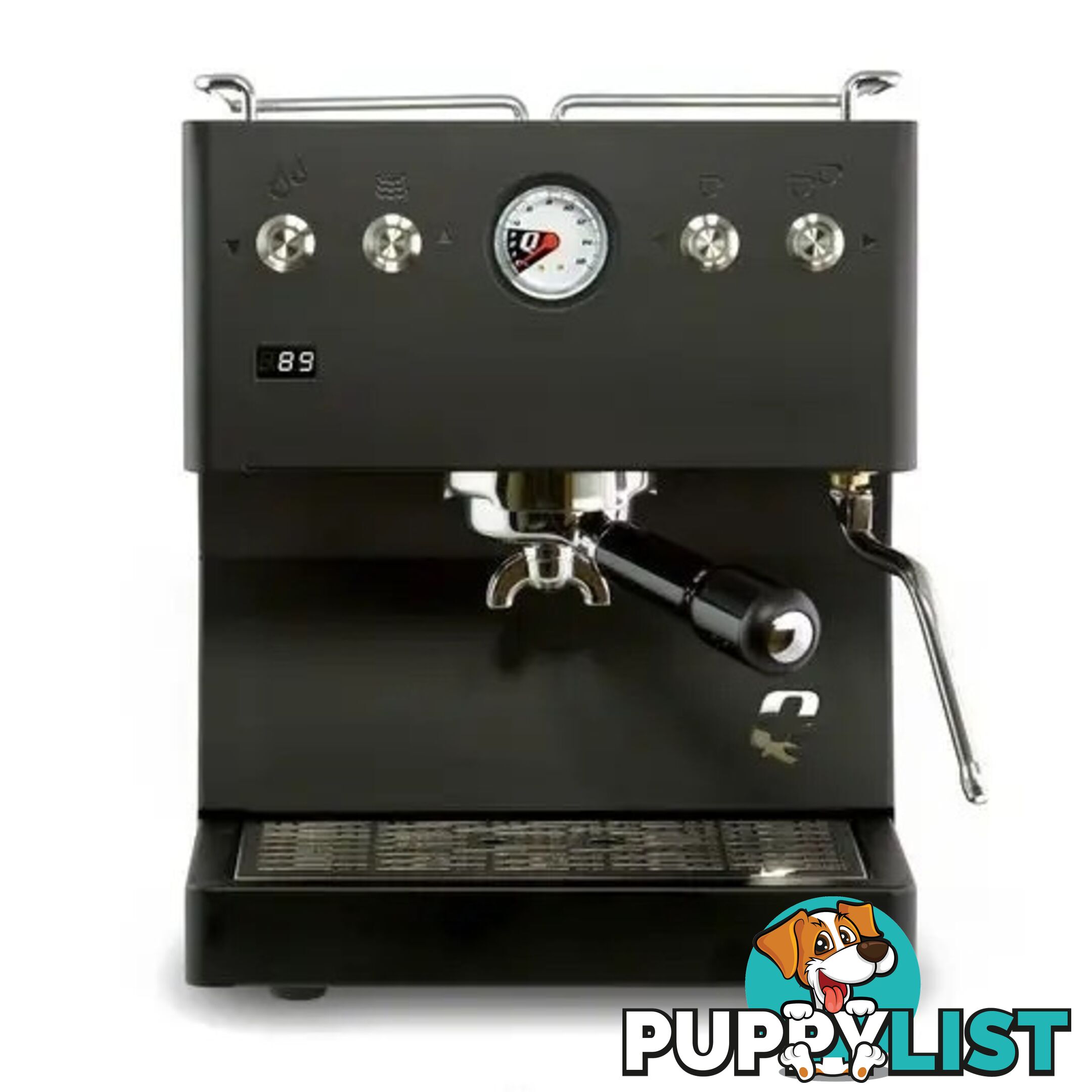 QUICK MILL LUNA DUAL BOILER 1 GROUP NEW BLACK ESPRESSO CONNECT HOME DOMESTIC BARISTA