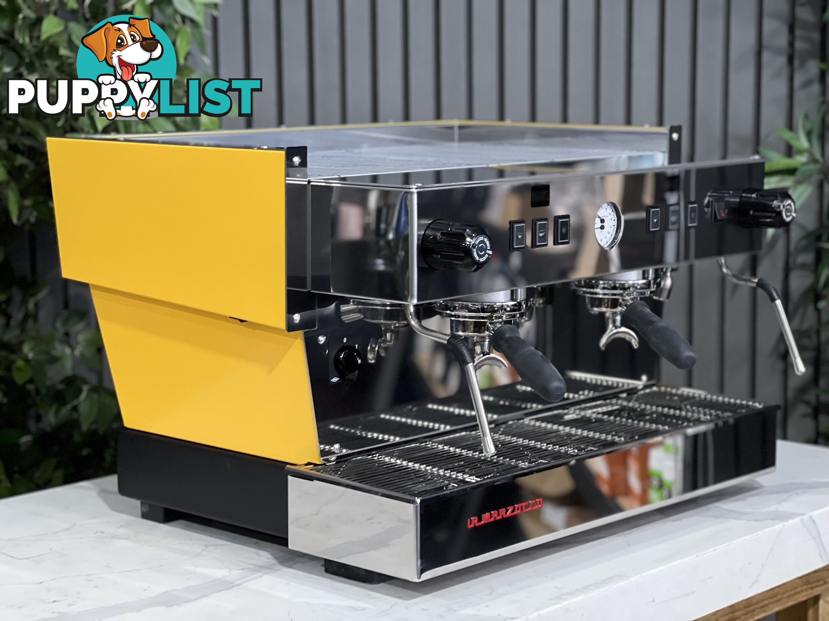 LA MARZOCCO LINEA CLASSIC S AV 2 GROUP ESPRESSO COFFEE MACHINE CANARY YELLOW - NEW CAFE COMMERCIAL