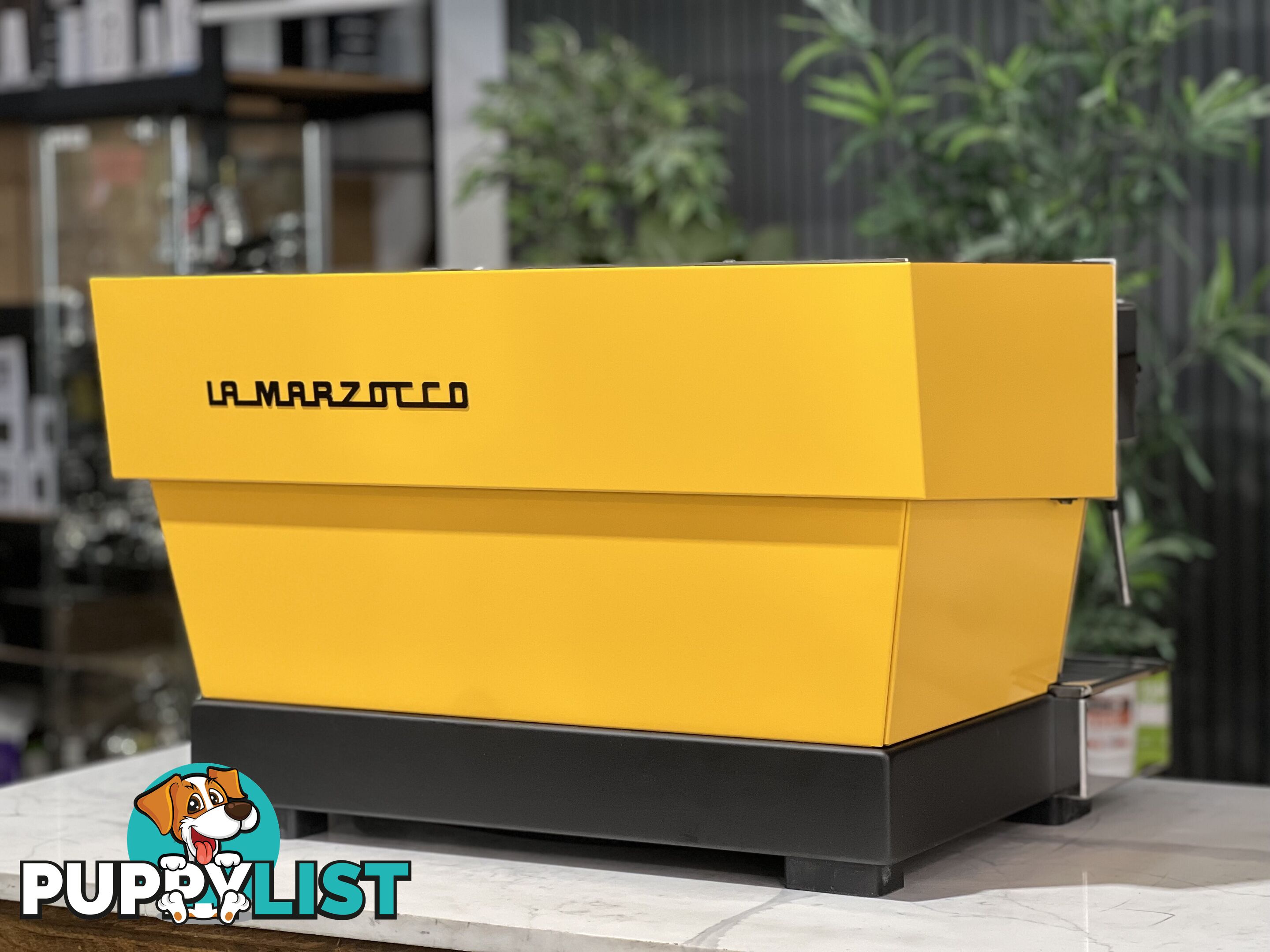 LA MARZOCCO LINEA CLASSIC S AV 2 GROUP ESPRESSO COFFEE MACHINE CANARY YELLOW - NEW CAFE COMMERCIAL