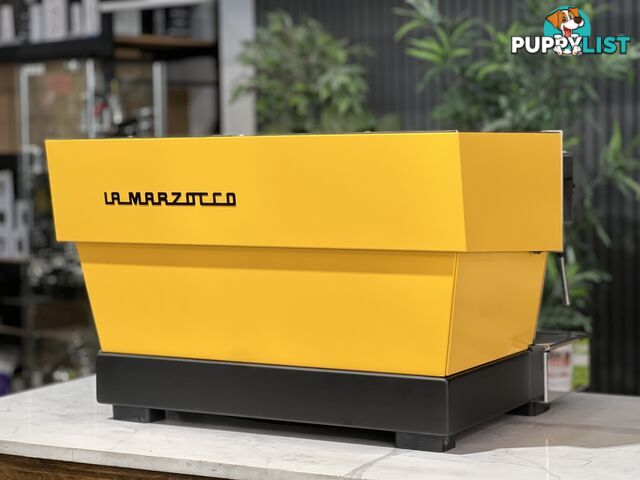 LA MARZOCCO LINEA CLASSIC S AV 2 GROUP ESPRESSO COFFEE MACHINE CANARY YELLOW - NEW CAFE COMMERCIAL