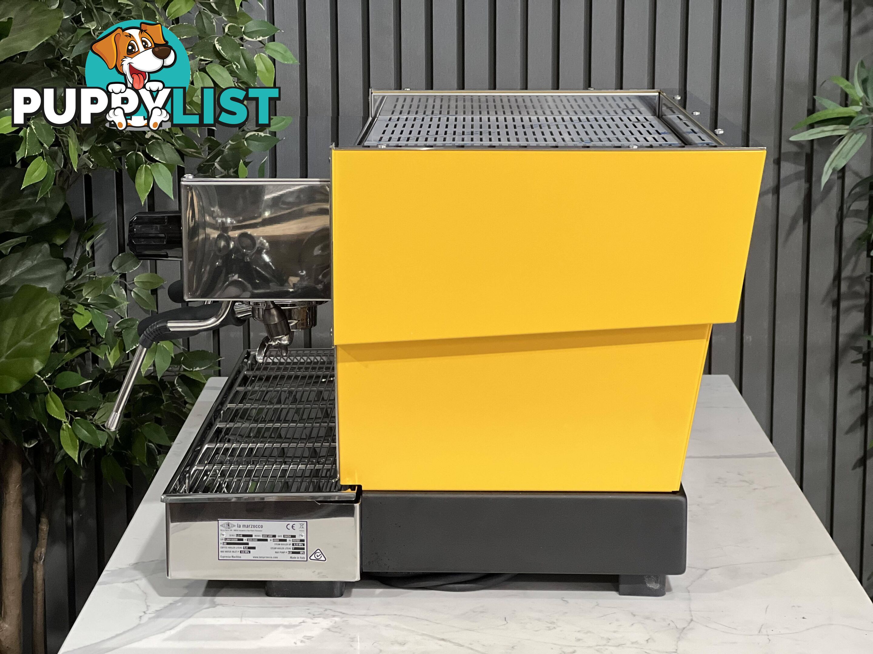 LA MARZOCCO LINEA CLASSIC S AV 2 GROUP ESPRESSO COFFEE MACHINE CANARY YELLOW - NEW CAFE COMMERCIAL