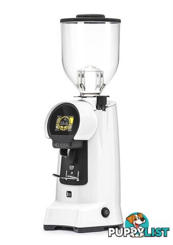 EUREKA HELIOS 65 ESPRESSO COFFEE GRINDER BRAND NEW WHITE CAFE COMMERCIAL BARISTA RESTAURANT