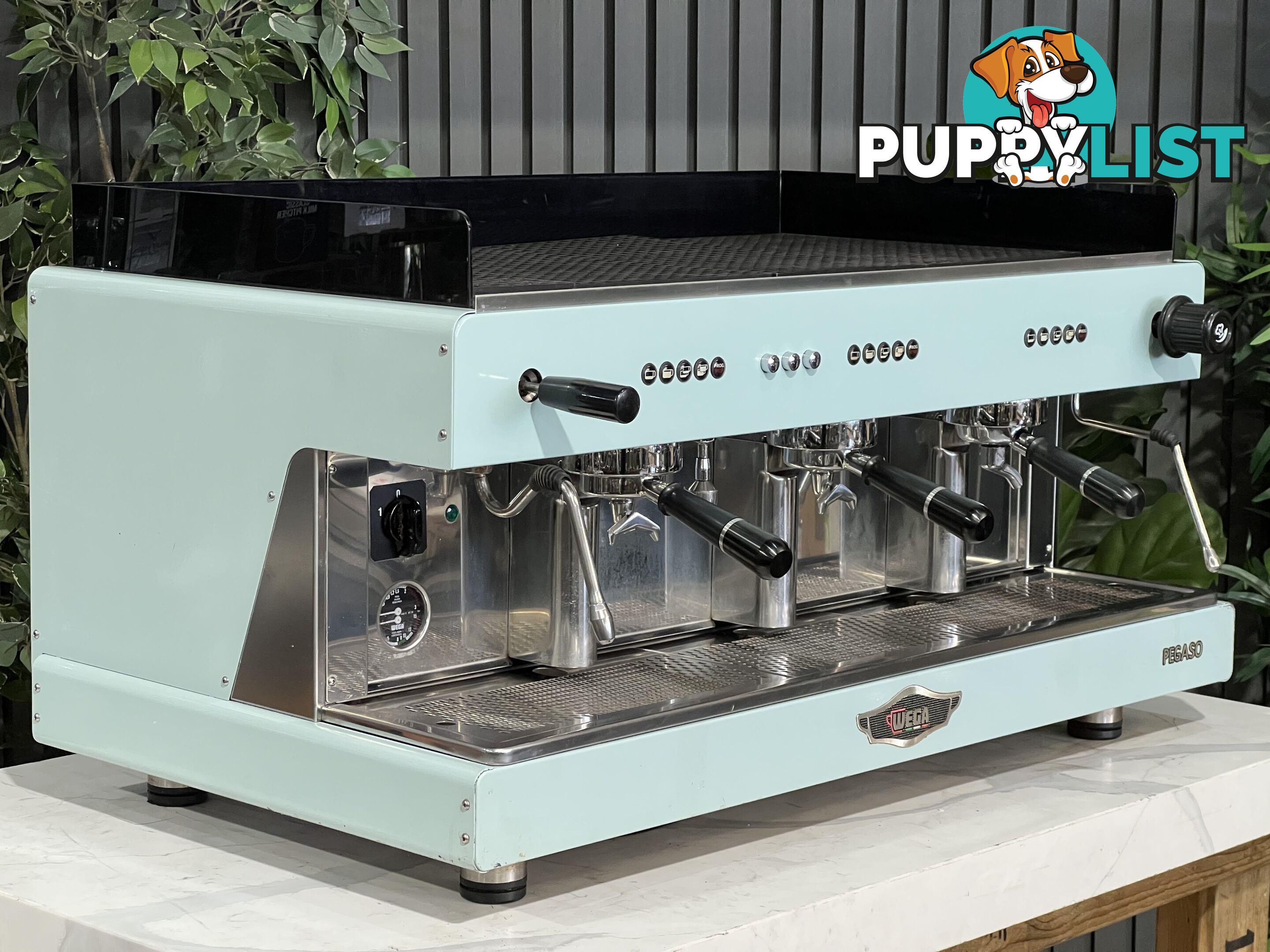 WEGA PEGASO 3 GRP ESPRESSO COFFEE MACHINE MAKER AQUA CAFE