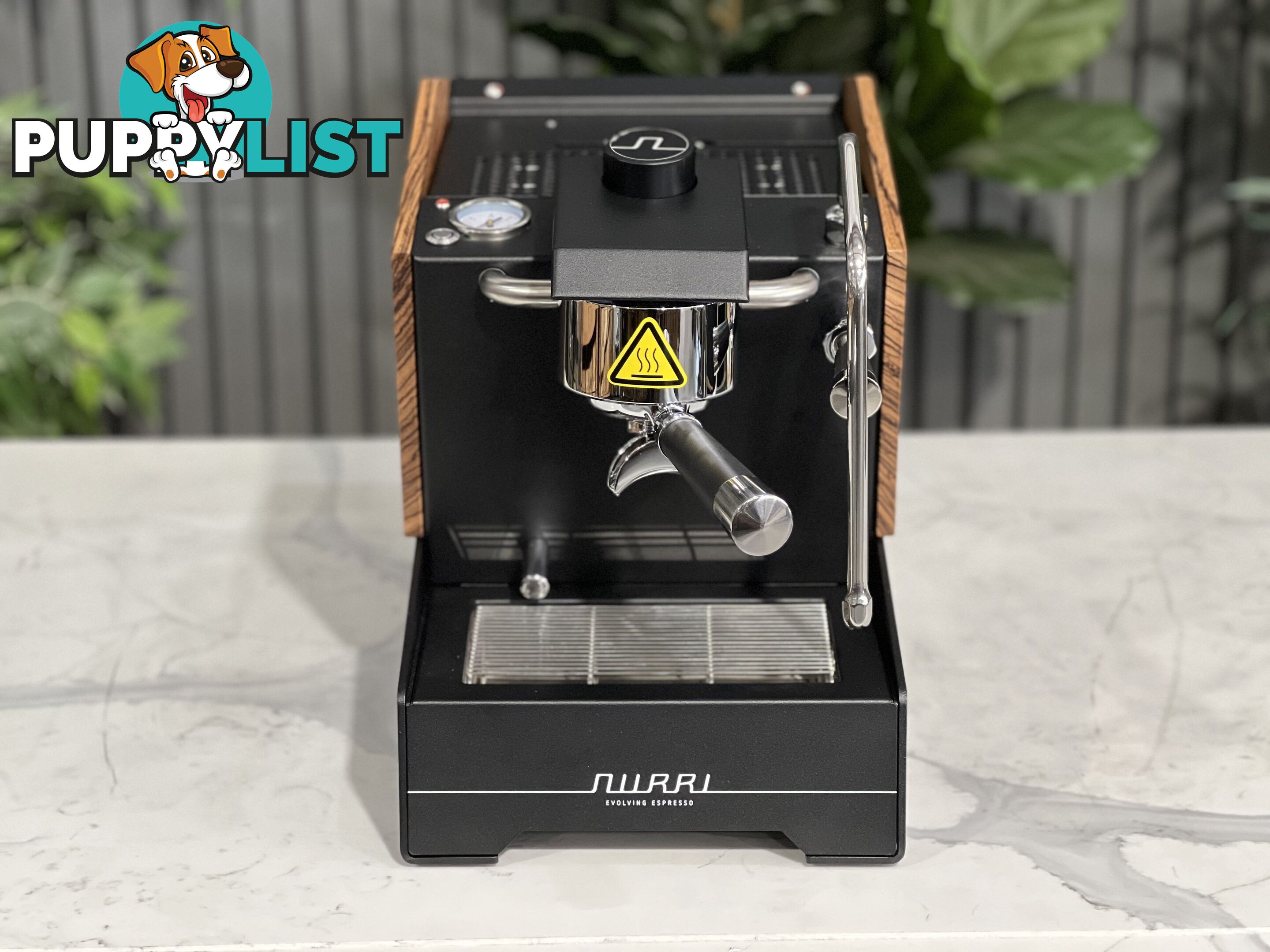 NURRI TYPE R 1 GROUP ESPRESSO COFFEE MACHINE BRAND NEW BLACK & ZEBRANO