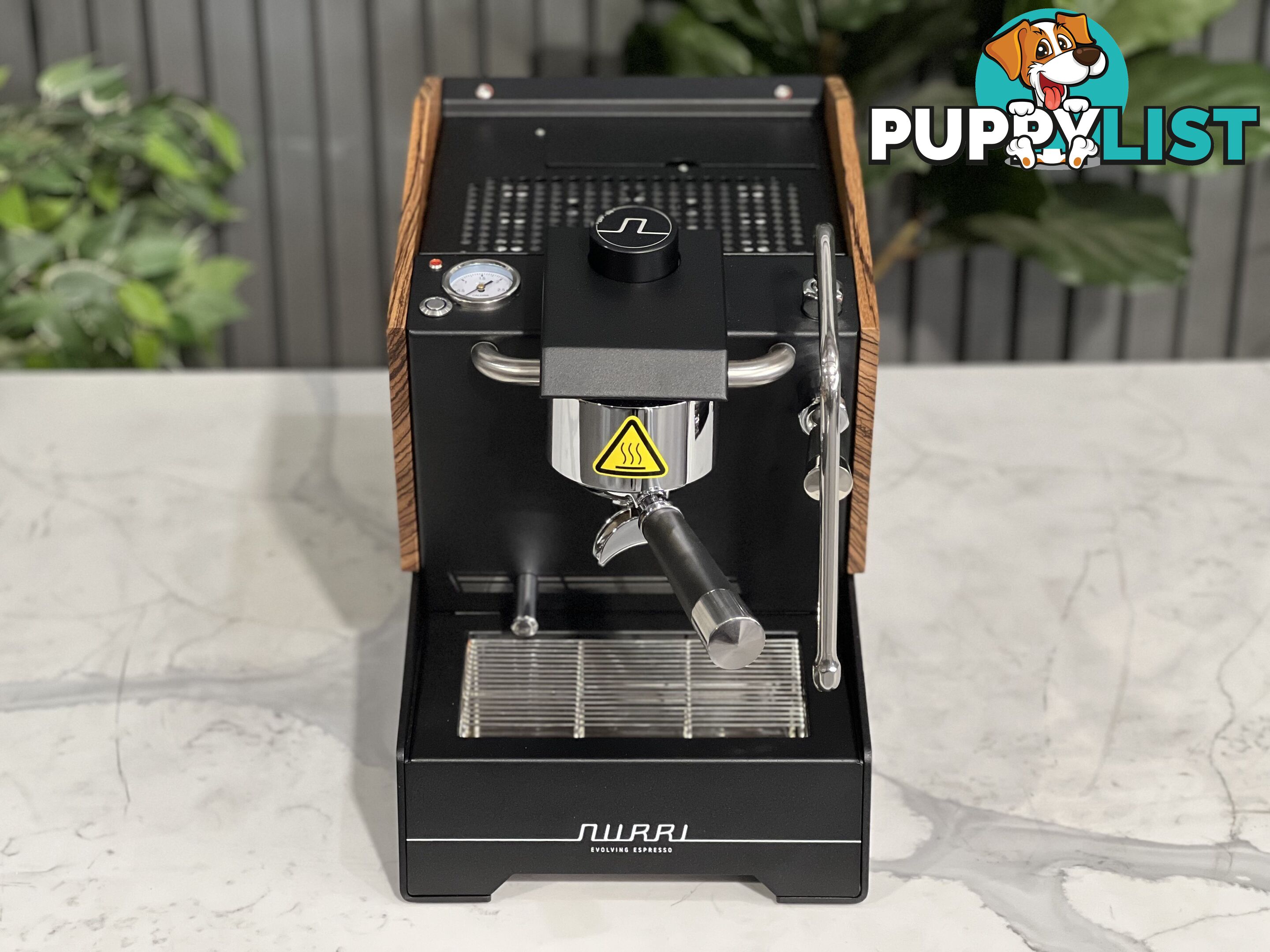 NURRI TYPE R 1 GROUP ESPRESSO COFFEE MACHINE BRAND NEW BLACK & ZEBRANO