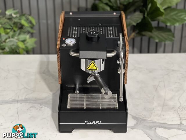 NURRI TYPE R 1 GROUP ESPRESSO COFFEE MACHINE BRAND NEW BLACK & ZEBRANO