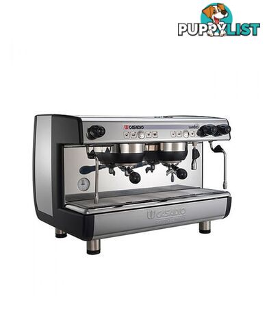 CASADIO UNDICI 2 GRP NEW BLACK & STAINLESS ESPRESSO COFFEE MACHINE CAFE