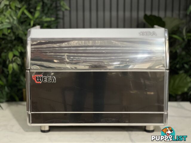 WEGA NOVA 2 GROUP STAINLESS STEEL ESPRESSO COFFEE MACHINE MAKER CAFE