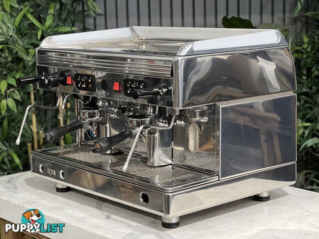 WEGA NOVA 2 GROUP STAINLESS STEEL ESPRESSO COFFEE MACHINE MAKER CAFE