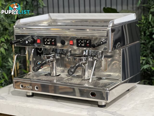 WEGA NOVA 2 GROUP STAINLESS STEEL ESPRESSO COFFEE MACHINE MAKER CAFE